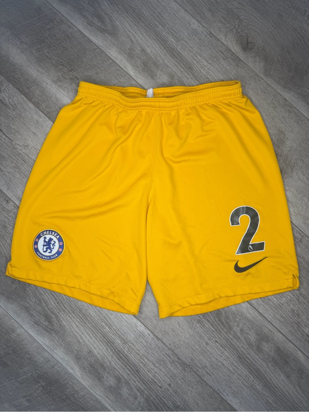 Nike Chelsea FC Men’s Yellow Athletic Shorts